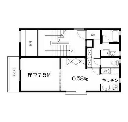 小竹向原賃貸マンション・1DK
