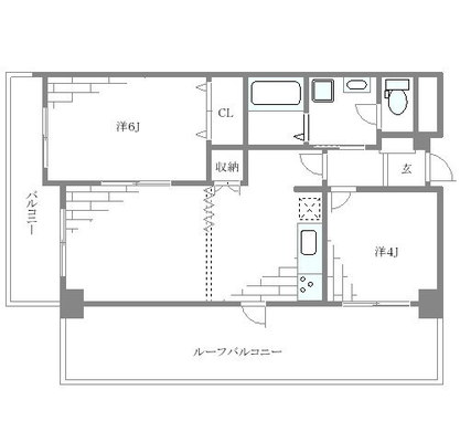 小竹向原 マンション 2LDK