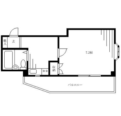 小竹向原 マンション 1K