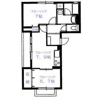 東京都板橋区向原２丁目 賃貸マンション 2DK