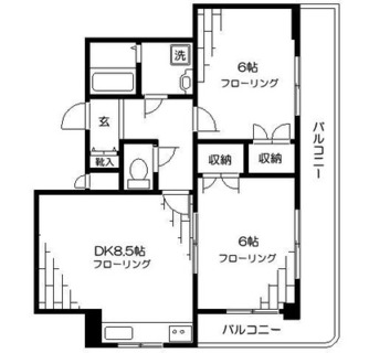 東京都豊島区千早４丁目 賃貸マンション 2DK