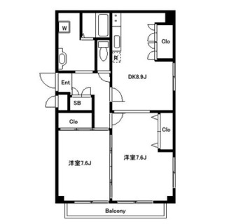 東京都板橋区小茂根４丁目 賃貸マンション 2DK