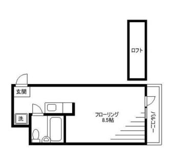 東京都練馬区小竹町２丁目 賃貸マンション 1R